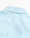 Billy Reid S/S Linen Shirt in Day Blue