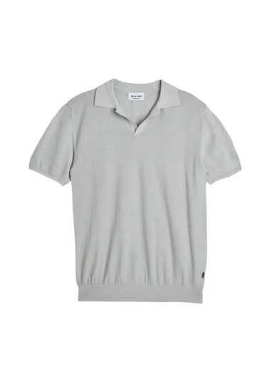 Sand Copenhagen 5627 IP SS Johnny Collar Polo - Light Grey