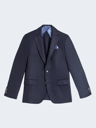 Sand Copenhagen Super Wool Hopsack Structure Blazer - Navy