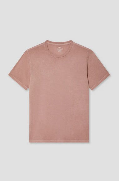 Save Khaki United Men's Short Sleeve Supima Crew Tee - Rose