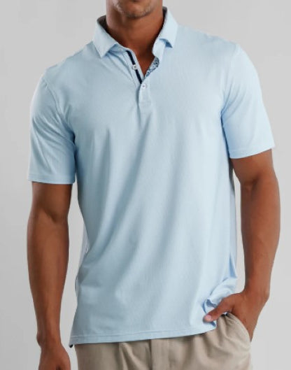 Stone Rose Apex Birdseye Polo