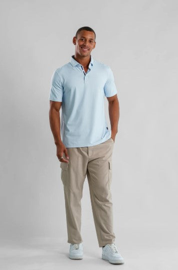Stone Rose Apex Birdseye Polo