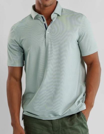 Stone Rose Apex Birdseye Polo