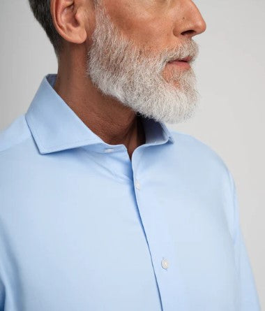 Stone Rose Monarch Edge Long Sleeve Shirt - Light Blue