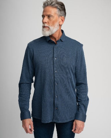 Stone Rose ORIGIN Long Sleeve Shirt - Navy
