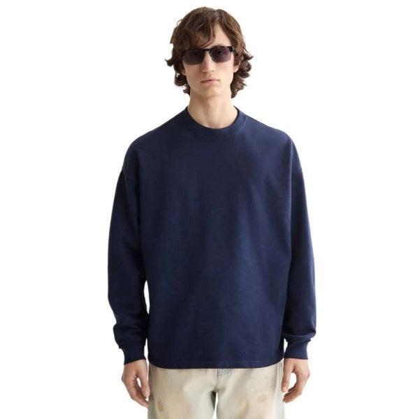 Scotch & Soda Garment Dyed Sweatshirt - Navy