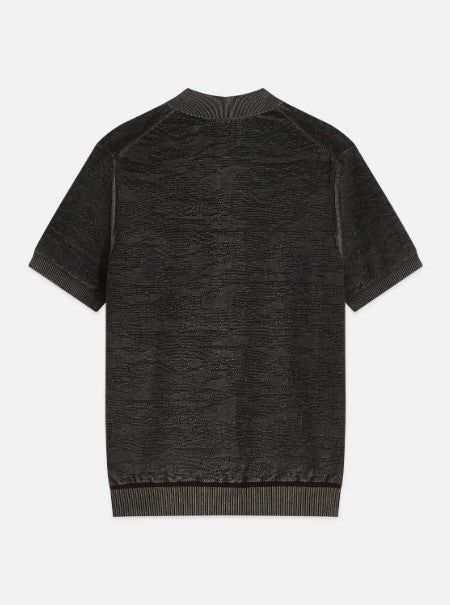 Scotch & Soda Structured Regular-Fit Polo - Meteorite