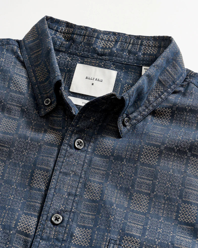 Billy Reid Tapestry Button Down