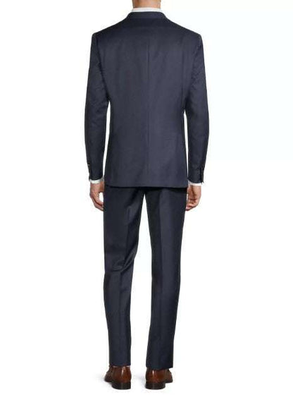 Ted Baker Jones Wool sharkskin two-piece suit with notch lapel and two-button closure