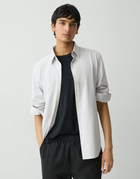 Theory Sylvain Structure Knit Shirt | Men's Slim Knit Shirt