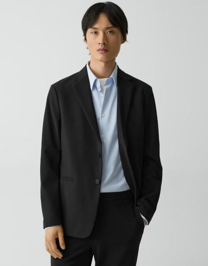 Theory Clinton Blazer in Precision Ponte - Black
