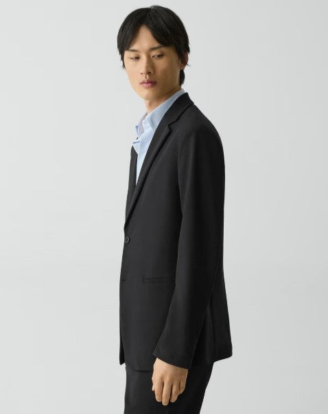 Theory Clinton Blazer in Precision Ponte - Black