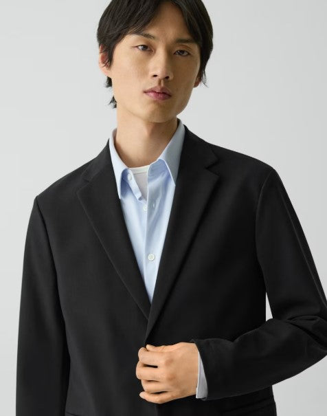 Theory Clinton Blazer in Precision Ponte - Black