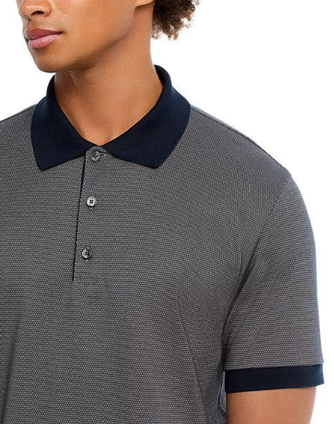 Theory Geo Mod Jacquard Polo