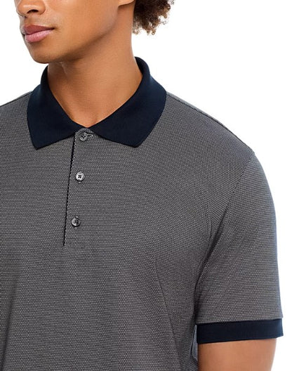 Theory Geo Mod Jacquard Polo