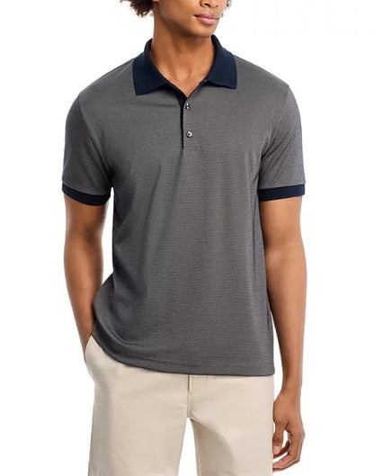Theory Geo Mod Jacquard Polo
