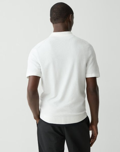 Theory Goris Polo Shirt in Light Bilen