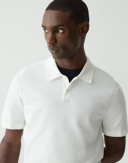 Theory Goris Polo Shirt in Light Bilen