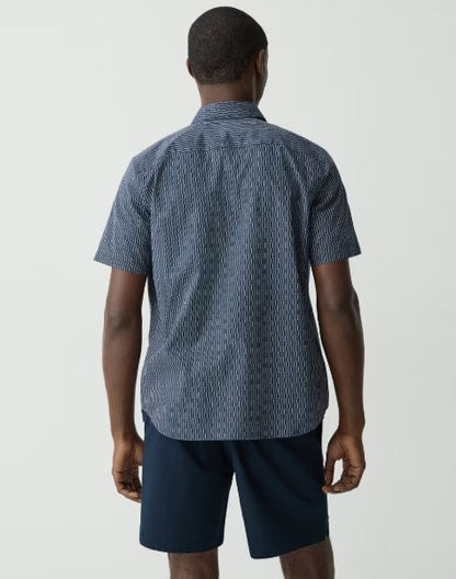 Theory Irving S/S Shirt in Stretch Cotton