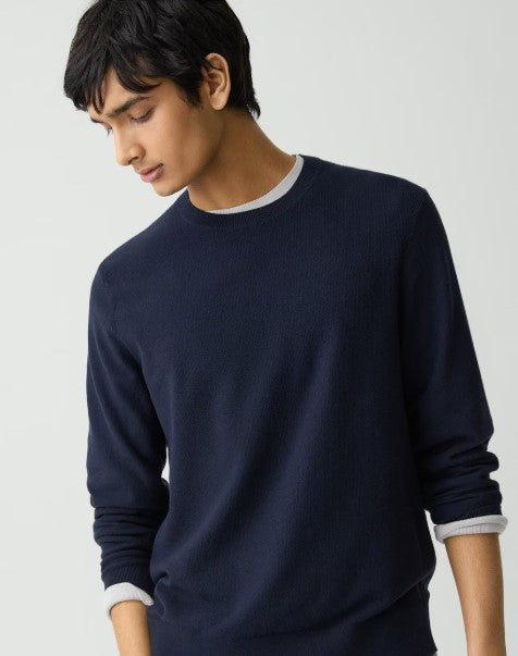 Riland Crewneck Sweater in Light Bilen