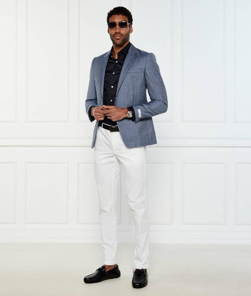 Tiger of Sweden Blue Sharkskin Jamie Jacket