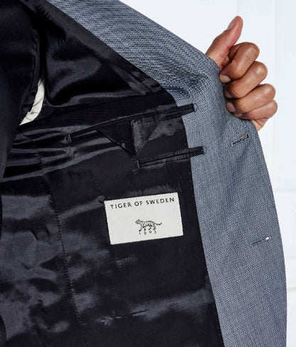 Tiger of Sweden Blue Sharkskin Jamie Jacket