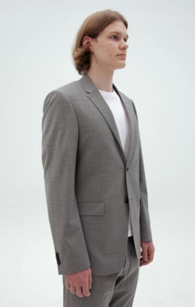 Tiger of Sweden Grey Sharkskin Jamie Jacket