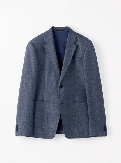 Tiger of Sweden Justin HL Linen-Wool Jacket - Dusty Blue