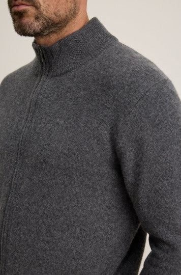 Velvet & Graham Dallen Full Zip Sweater - Storm