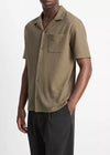 Vince Seersucker-Knit Cotton Cabana Shirt