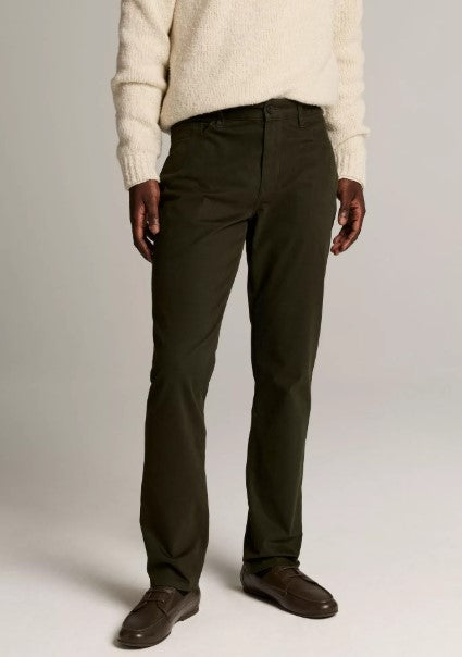 Vince Dylan Slim 5-Pocket Peached Stretch-Cotton Pant - Midnight Garden