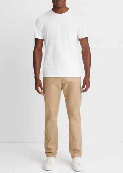 Vince Garment Dye Cotton T-Shirt - Optic White