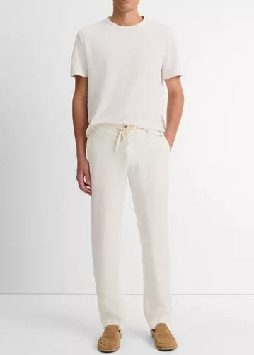 Vince Lightweight Hemp Pant - Bone