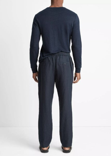 Vince Hemp Drawstring Pant - Coastal Navy