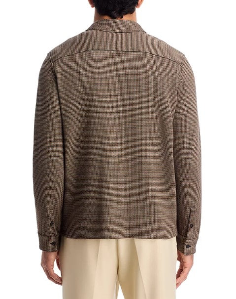 Vince Houndstooth Long Sleeve Shirt