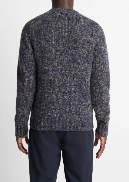 Vince Italian Mega Marl Wool-Blend Sweater - Coastal