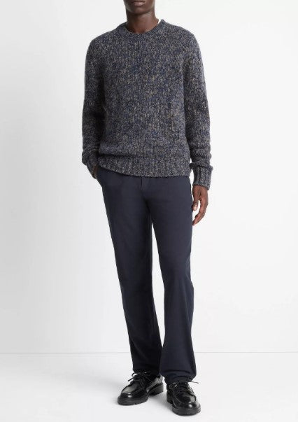 Vince Italian Mega Marl Wool-Blend Sweater - Coastal