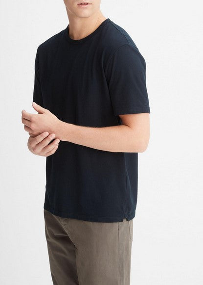 Vince Garment Dye Cotton T-Shirt - Washed Coastal
