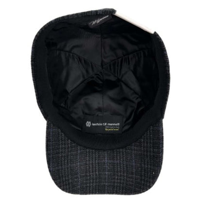 Wigens Charcoal Check Baseball Classic Cap