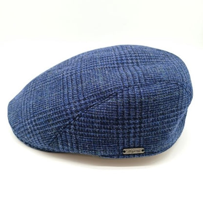Wigens Ivy Modern Flat Cap Dark Blue