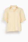 Xirena Teddy Shirt in Butter Stripe