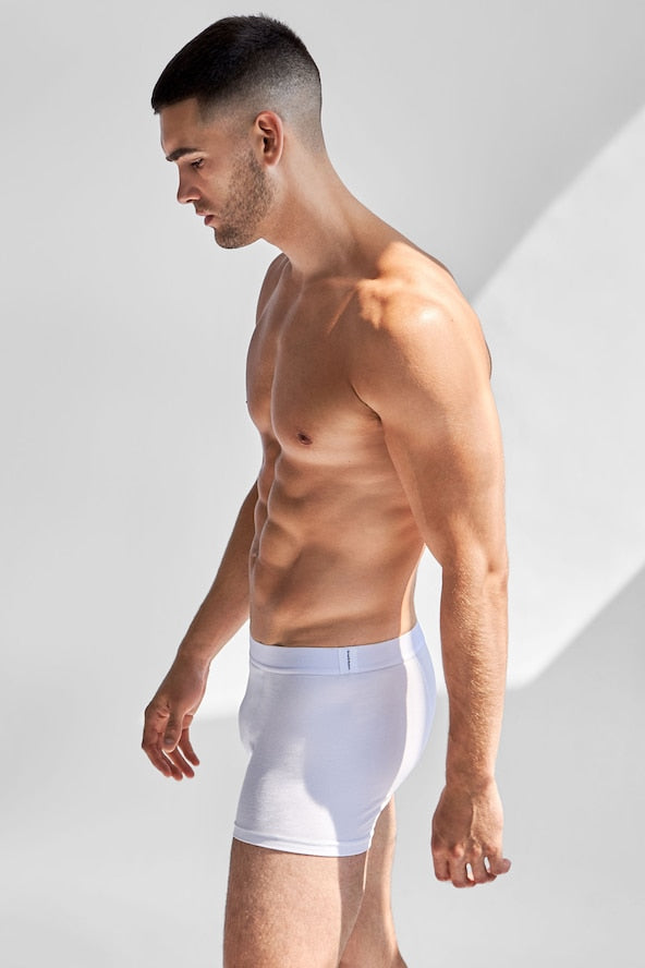Bread & Boxers 3-Pack of Boxer Briefs in White