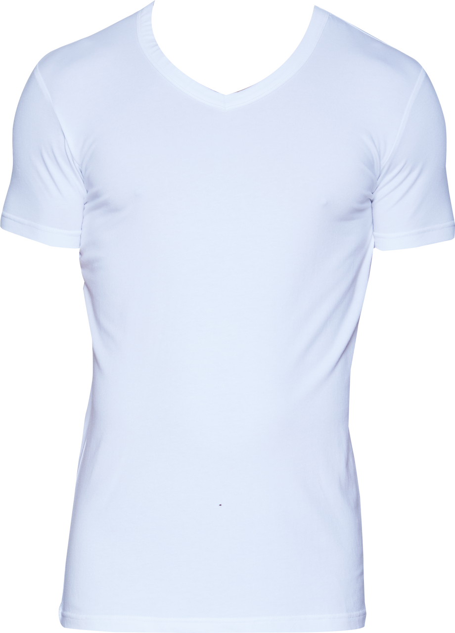 Wood V-Neck Shirt in White – Raggs - Fashion for Men and Women