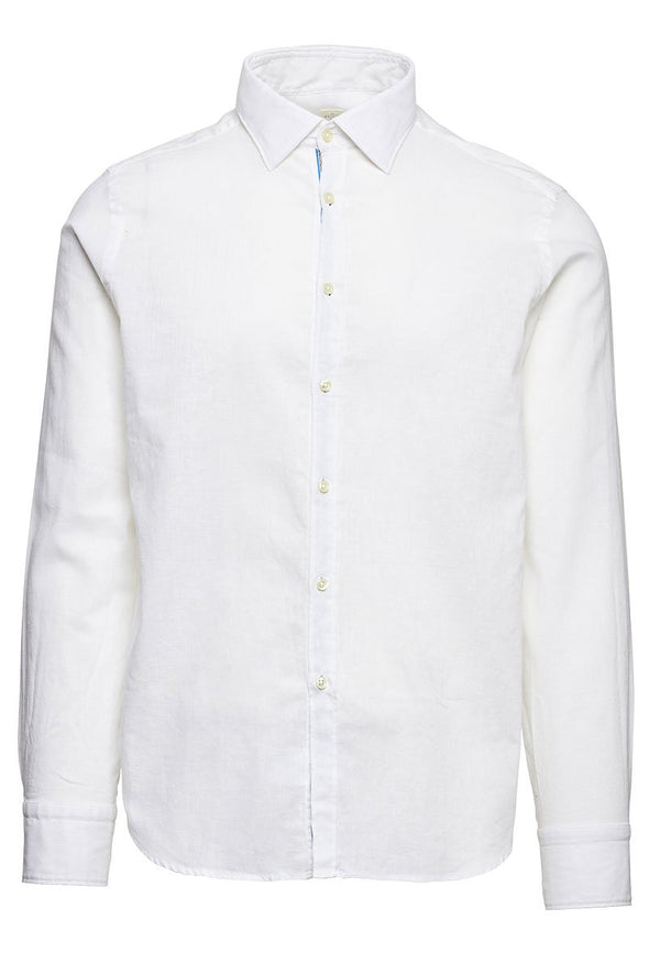 GMF 965 Linen Shirt in White