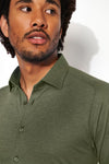 Desoto Jersey Shirt in Forest Green