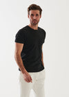 Patrick Assaraf Iconic Crew T-Shirt in Black