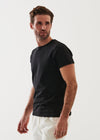 Patrick Assaraf Iconic Crew T-Shirt in Black