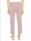 Theory Treeca Houndstooth Pants in Pink