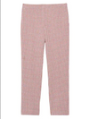 Theory Treeca Houndstooth Pants in Pink