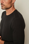 Velvet Bronson Jersey Knit Shirt in Black